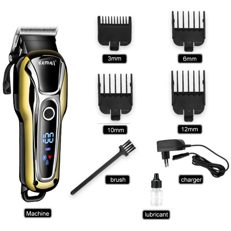 Professional Hair Clipper Rechargeable Electric Beard Trimmer